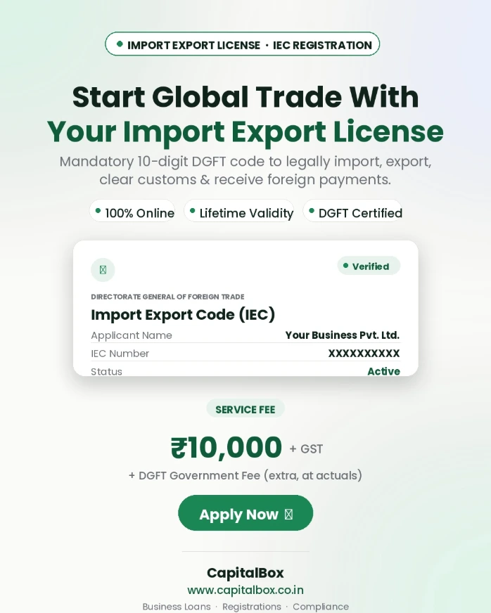 Import Export License