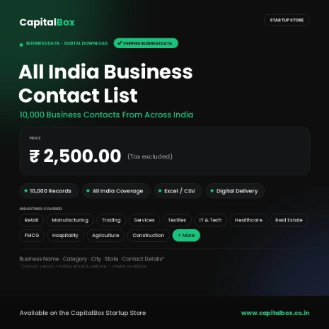 All India Business Contact List 10,000